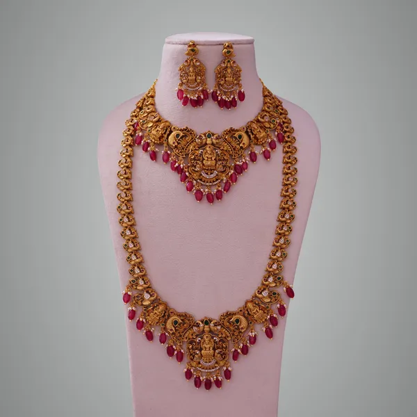 Gold_Premium_Metal_Necklace_Set_For_Women