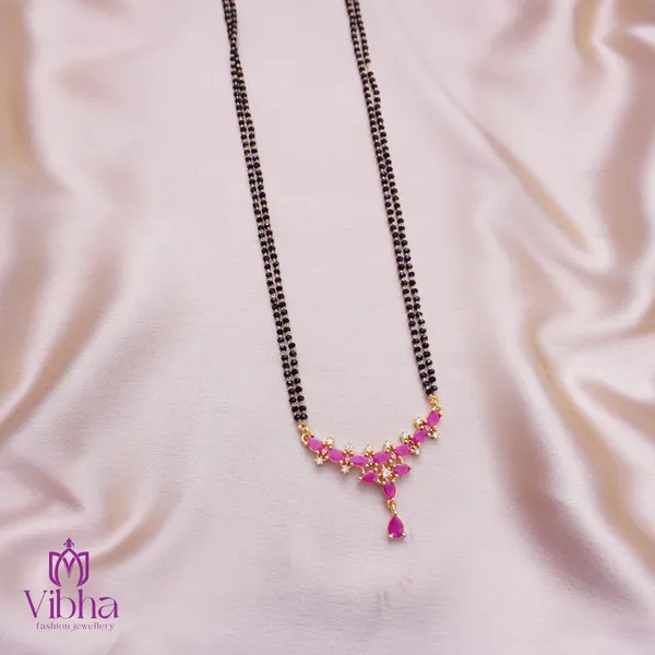 Pink_Premium_Metal_Mangalsutra_For_Women
