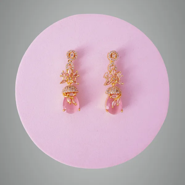 Mint_Pink_Premium_Metal_Ear_Ring_For_Women