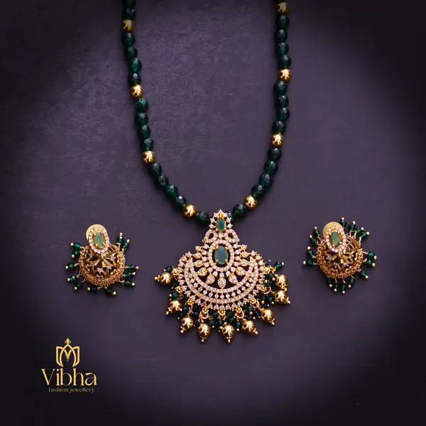 Green_Premium_Metal_Mala_Set_For_Women