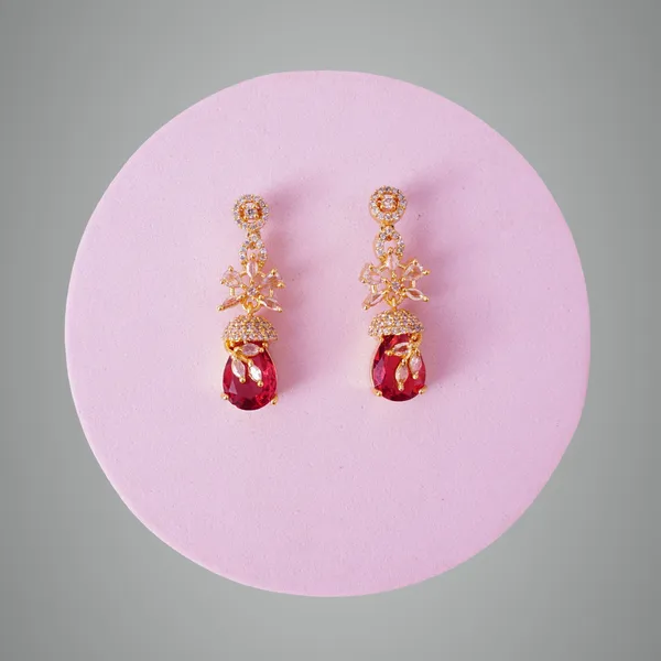 Red_Premium_Metal_Ear_Ring_For_Women