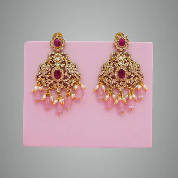 Mint_Pink_Premium_Metal_Ear_Ring_For_Women