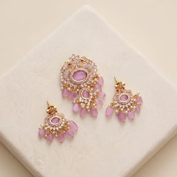 Baby_Pink_Premium_Metal_Pendant_Set_For_Women