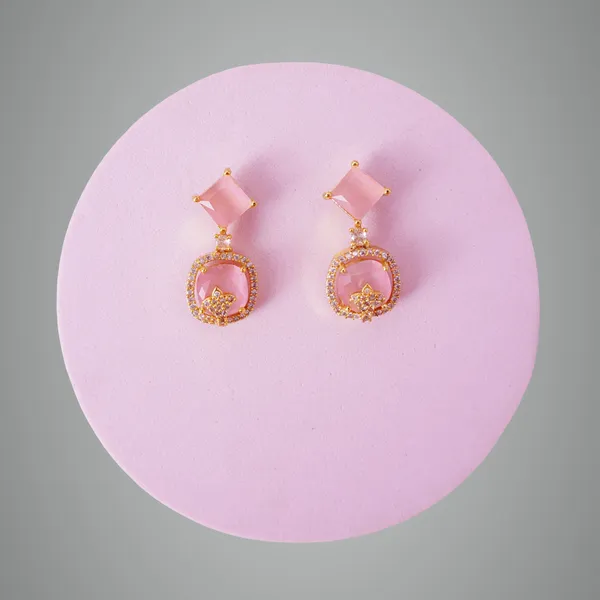 Mint_Pink_Premium_Metal_Ear_Ring_For_Women