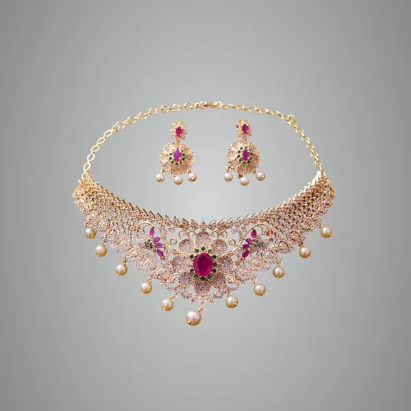 Gold_Premium_Metal_Choker_Set_For_Women