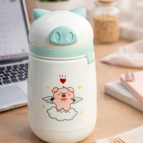 Adorable_Pig_Warm_&_Cool_Flask_Mug-_Green