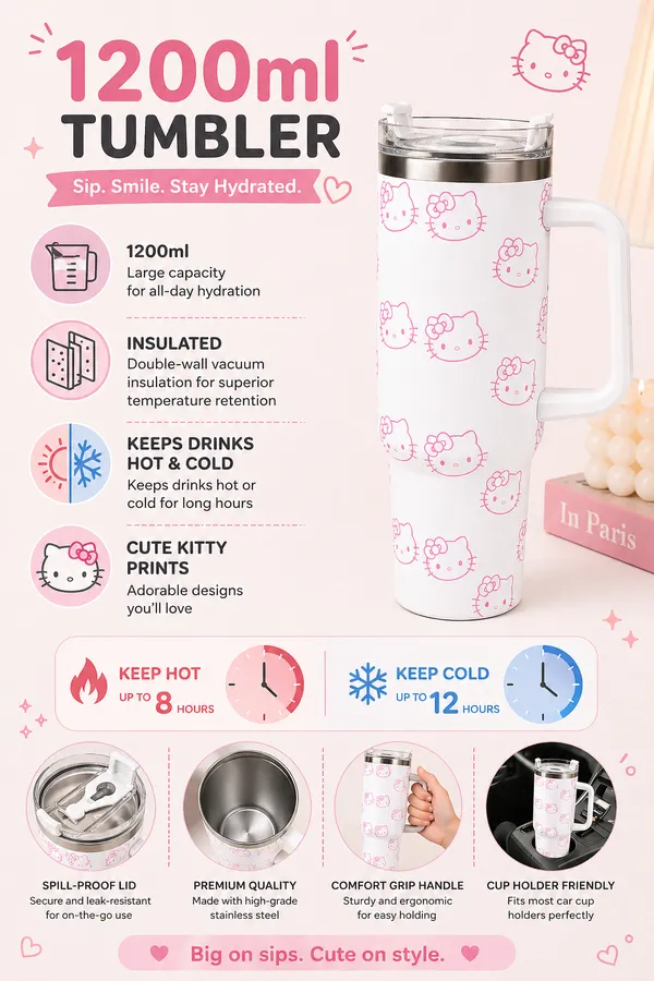 Snuggle_Pop_White_Kitty_Insulated_Tumbler_Mug_with_Straw_&_Handle