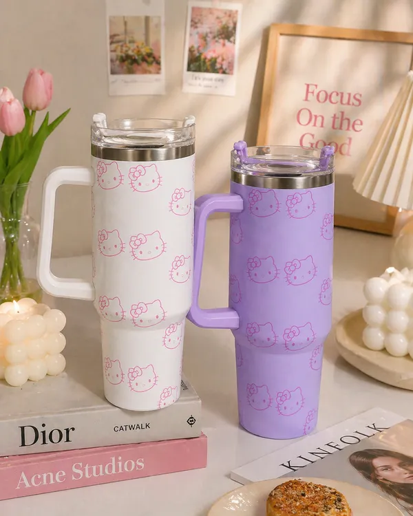 Snuggle_Pop_White_Kitty_Insulated_Tumbler_Mug_with_Straw_&_Handle
