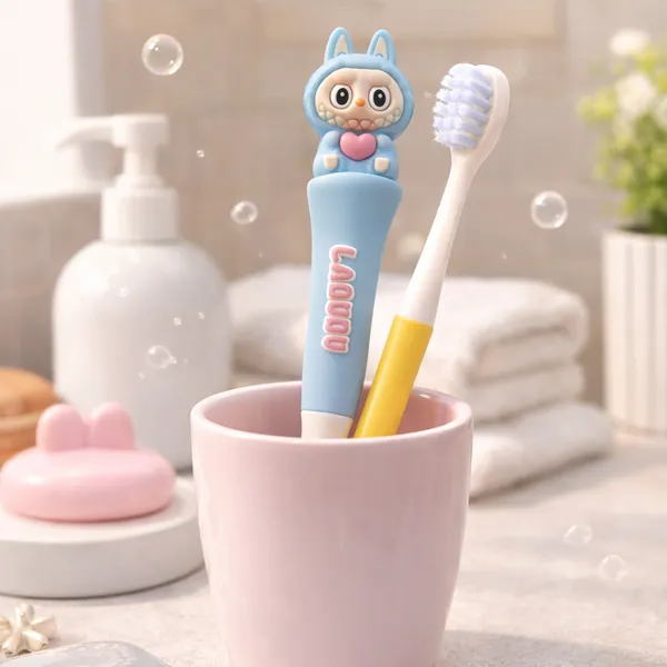 BunnyPop_Kids_Soft_Bristle_Toothbrush_with_Travel_Case_Pack_of_2-_Blue