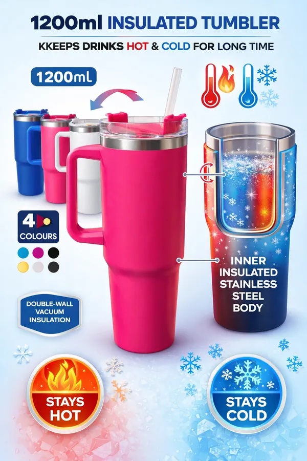 Insulated_Large_Travel_1200ML_Tumbler-Magenta