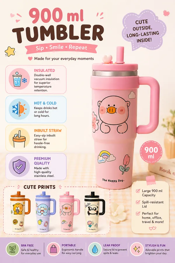 Kawaii_Printed_Insulated_Tumbler-900ml
