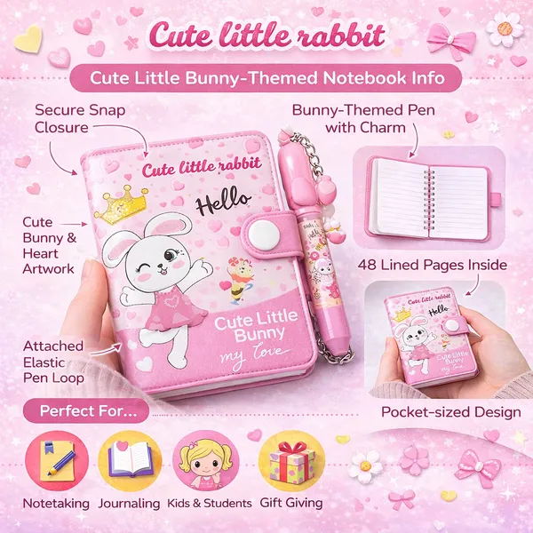 Pink_Bunny_Mini_Diary_with_Pen