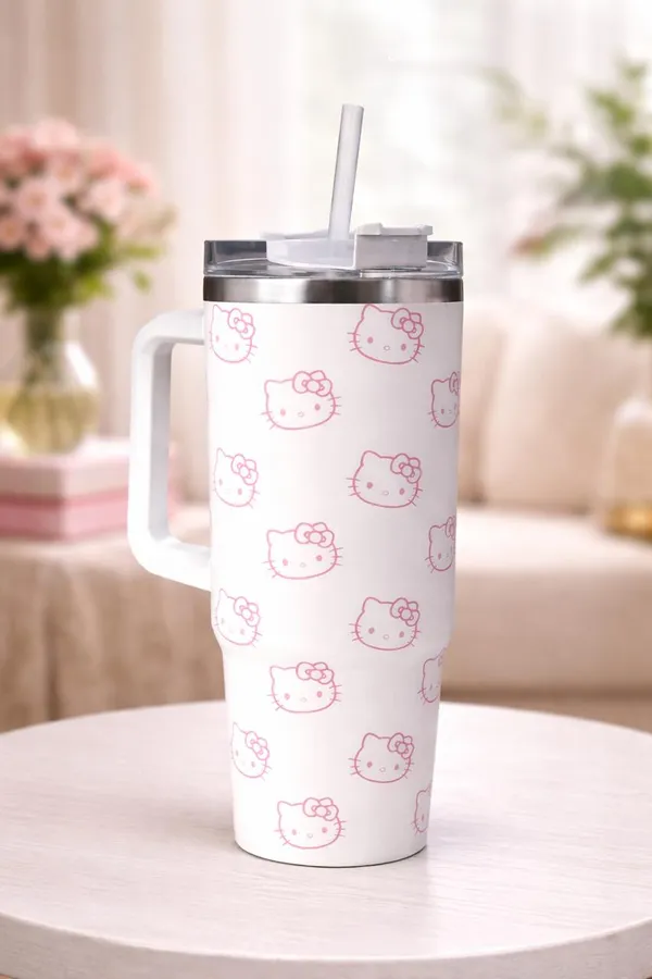 Snuggle_Pop_White_Kitty_Insulated_Tumbler_Mug_with_Straw_&_Handle