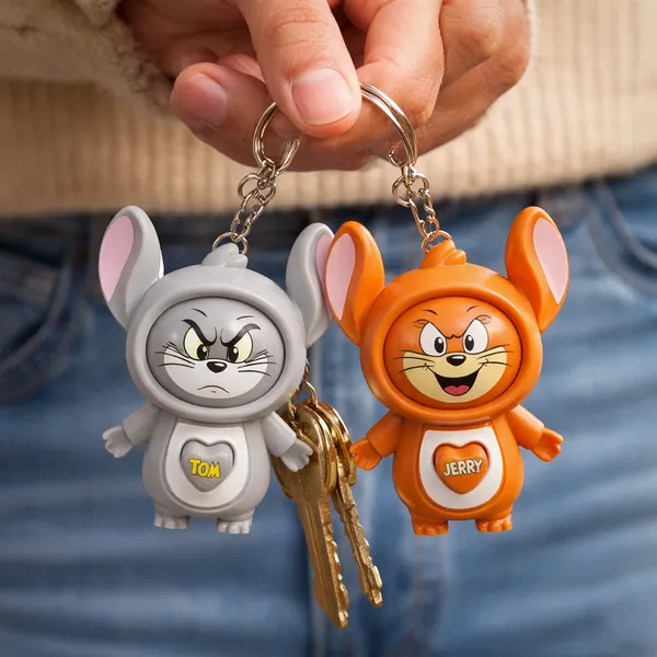 Tom_&_Jerry_Face_Flip_Fun_Keychain_Duo-Pack_of_2