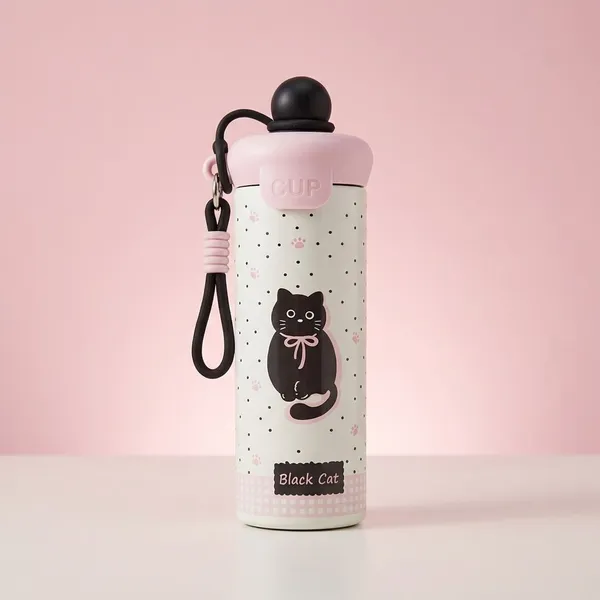 Black_Cat_Kawai_Insulated_Bottle
