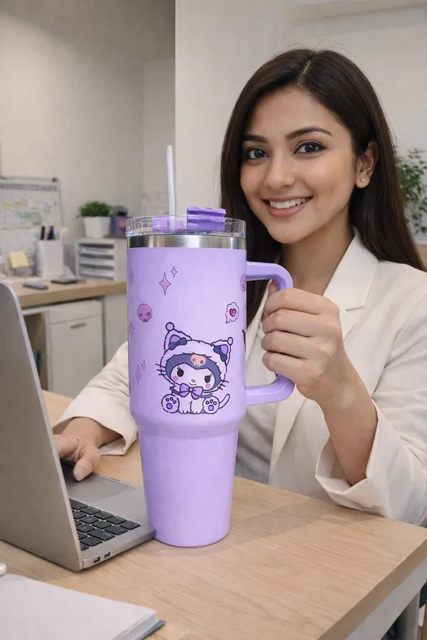 Kuromi_Insulated_Tumbler_with_Straw_&_Handle
