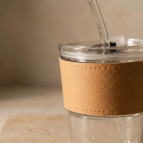 Brown_Peach_Gorgeous_Aura_Glass_Mug,_300_ml