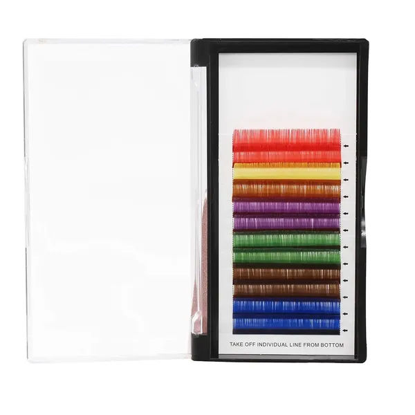 Multicolor_Colorful_Cluster_Eyelash_Extensions,_6_Shades,_Soft_And_Vibrant