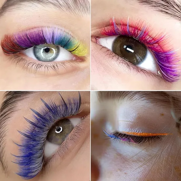 Multicolor_Colorful_Cluster_Eyelash_Extensions,_6_Shades,_Soft_And_Vibrant