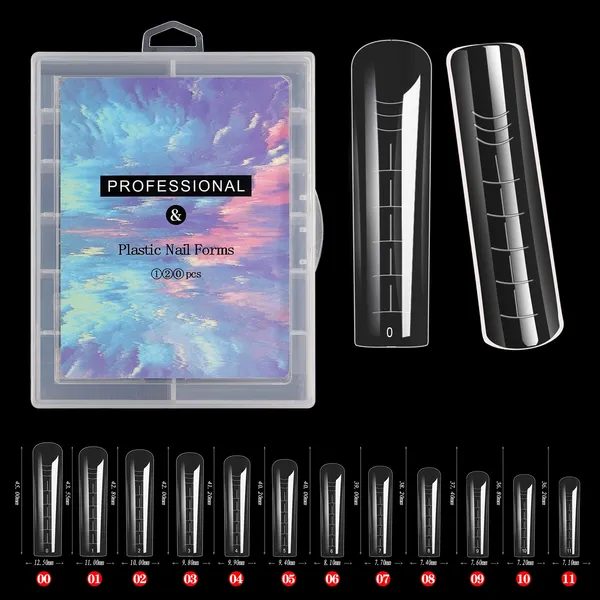 Transparent_Dual_Form_Tips_Dual_Tips_Forms_Full_Cover_False_Tips_Arched_For_Poly_Gel_Extension_Builder_Gel_Tips_Extensions_(Long_Square_Dual_Form_Tips,_120_Pcs)