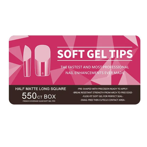 Transparent_Soft_Gel_Full_Cover_Tips_Half_Matte_Acrylic_Tips_Artificial_False_Tips_With_Box_Fake_Tips_Extension_For_Salons_Diy_(Long_Square_Tips,_550_Pcs)