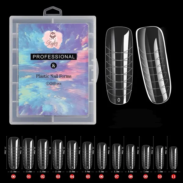 Transparent_Dual_Form_Tips_Dual_Tips_Forms_Full_Cover_False_Tips_Arched_For_Poly_Gel_Extension_Builder_Gel_Tips_Extensions_(Oval_Dual_Form_Tips,_120_Pcs)