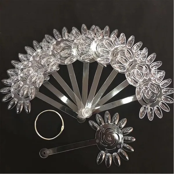Transparent_Rose_Shape_Nail_Art_Polish_Display_Tips,_False_Nail_Sample_Sticks,_Round_Nail_Practice_Color_Display,_For_Nail_Home_Diy_Nail_Salon_Practice_Tools_(Round_Shaped_12_*_10_120Pcs)