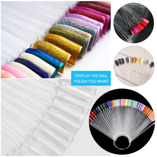 Transparent_Fan_Shape_Nail_Art_Polish_Display_Tips,_False_Tips_Sample_Sticks,_Square_Practice_Tips_Color_Display,_For_Home_Diy_Salon_Practice_Tools_(Square_Shaped_50_Pcs)