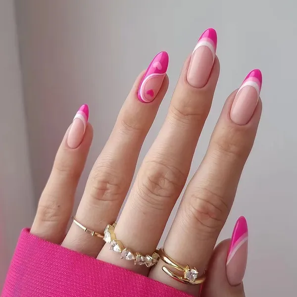 Multicolor__Nails_With_Glue_&_Manicure_Kit_Peony_(Set_Of_24)