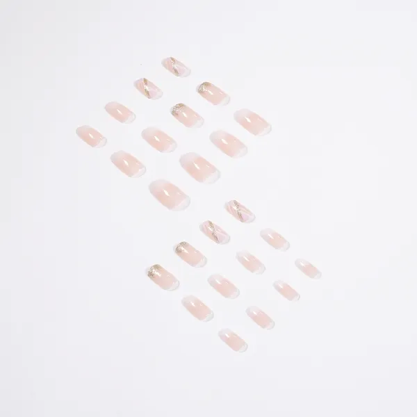Multicolor__Nails_With_Glue_&_Manicure_Kit_Fairly_Tale_(Set_Of_24)