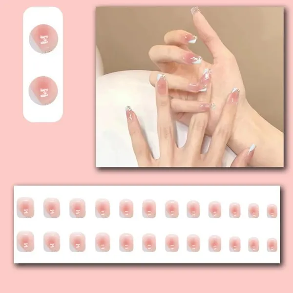 Multicolor_Nails_With_Glue_&_Manicure_Kit_Candle_Light_(Set_Of_24)