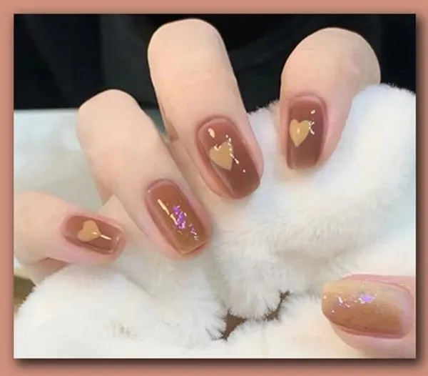 Multicolor_Nails_With_Glue_&_Manicure_Kit_Caramel_Hearts_(Set_Of_24)
