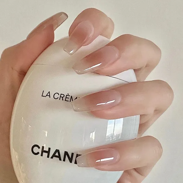 Transparent_Peachy__Nails_With_Glue_&_Manicure_Kit_Nude_Bloom_(Set_Of_24)