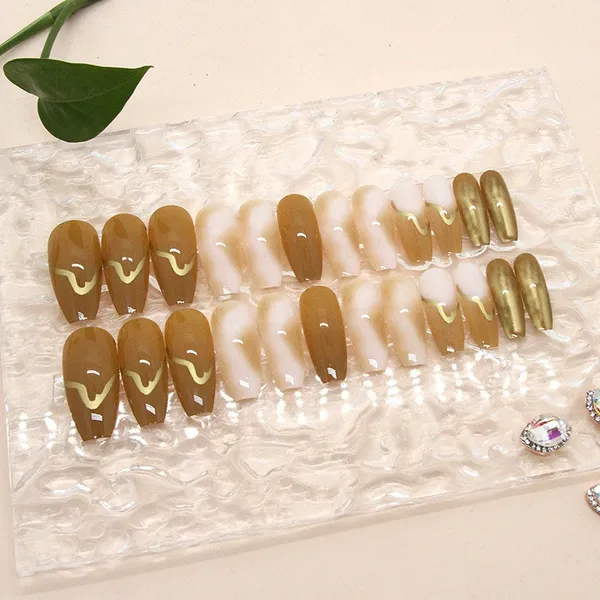 Brown_and_Coffee_Nails_With_Glue_&_Manicure_Kit_Nude_(Set_Of_24)
