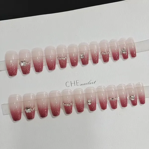 Multicolor__Nails_With_Glue_&_Manicure_Kit_Spot_Light_(Set_Of_24)