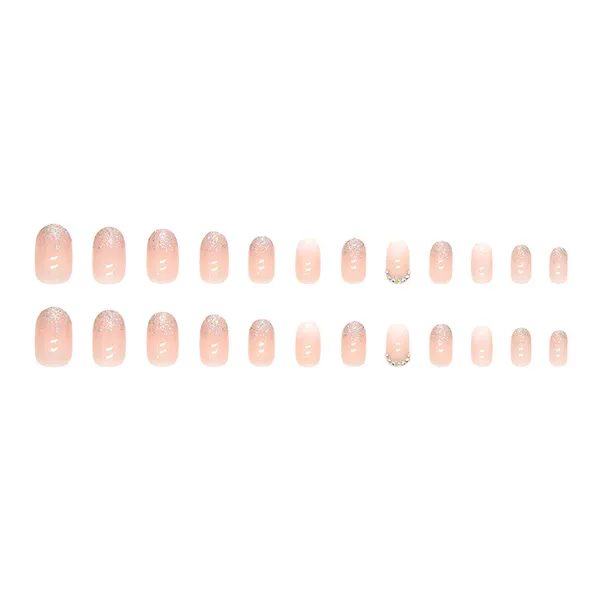 Multicolor__Nails_With_Glue_&_Manicure_Kit_Nude_Mylar_(Set_Of_24)