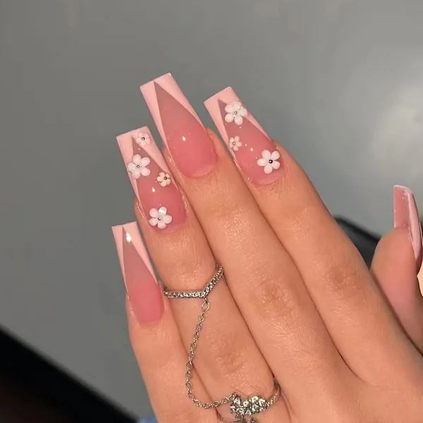 Multicolor__Nails_With_Glue_&_Manicure_Kit_Flower_Field_(Set_Of_24)