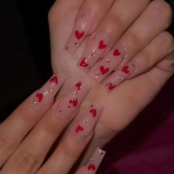 Multicolor__Nails_With_Glue_&_Manicure_Kit_Cupid's_Kiss_(Set_Of_24)