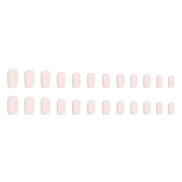 Multicolor__Nails_With_Glue_&_Manicure_Kit_Gem_French_(Set_Of_24)