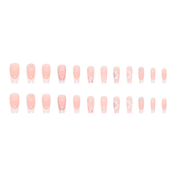 Multicolor__Nails_With_Glue_&_Manicure_Kit_Lavish_(Set_Of_24)