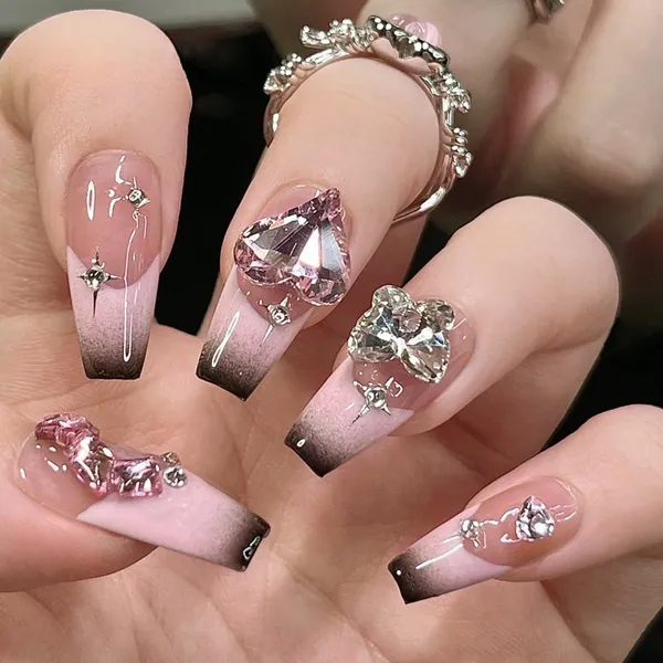 Multicolor_Luxe_Stick_On_Fake_Nails_Artificial_Designer_With_24_Pcs_Jelly_Glue_On_False_Nail_Including_Manicure_Kit_Engaged