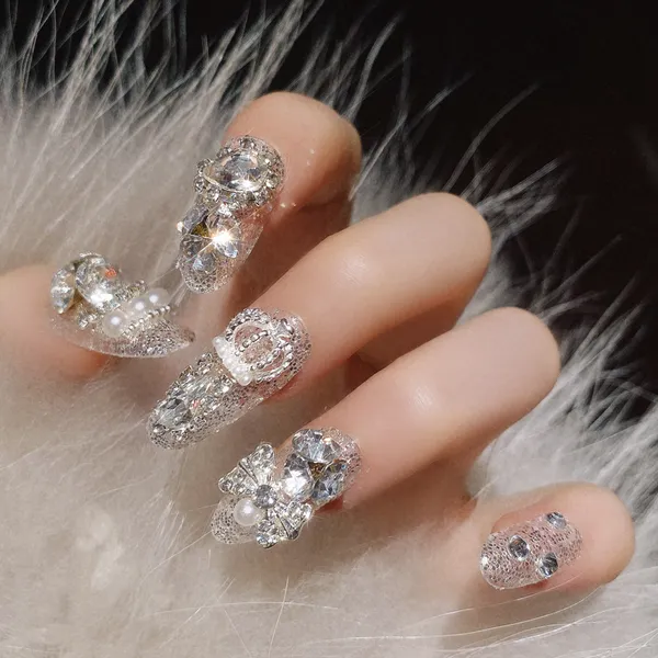 Multicolor_Luxe_Stick_On_Fake_Nails_Artificial_Designer_With_24_Pcs_Jelly_Glue_On_False_Nail_Including_Manicure_Kit_Damn!!_Glam