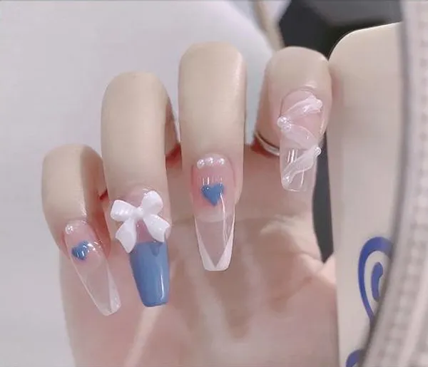 Multicolor__Nails_With_Glue_&_Manicure_Kit_Glass_Candy_(Set_Of_24)