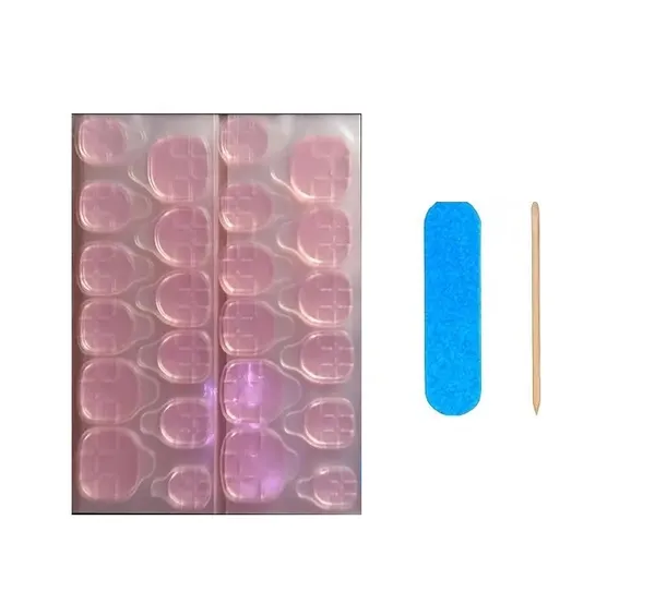Multicolor__Nails_With_Glue_&_Manicure_Kit_Sweet_Hearts_(Set_Of_24)