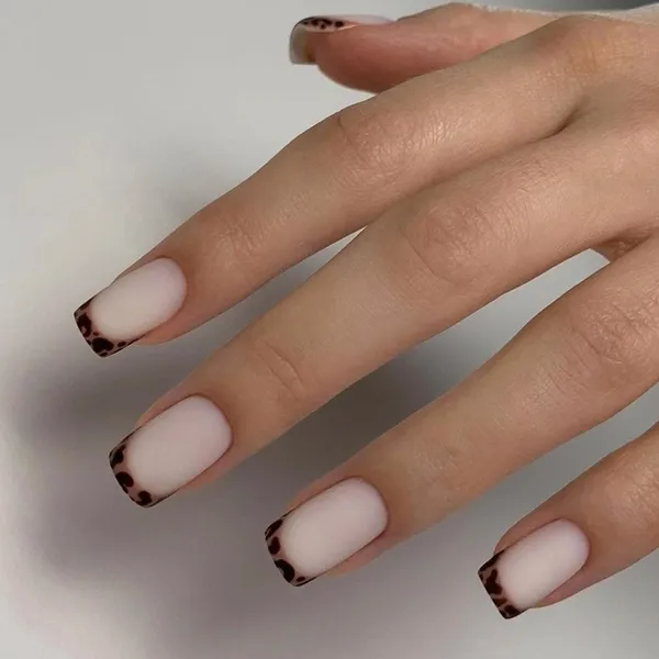 Multicolor__Nails_With_Glue_&_Manicure_Kit_French_Safari_(Set_Of_24)
