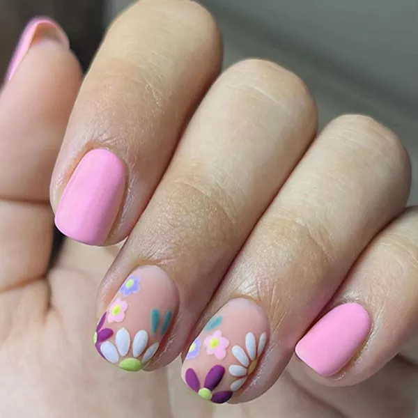Multicolor__Nails_With_Glue_&_Manicure_Kit_Daisy_Crazy_(Set_Of_24)