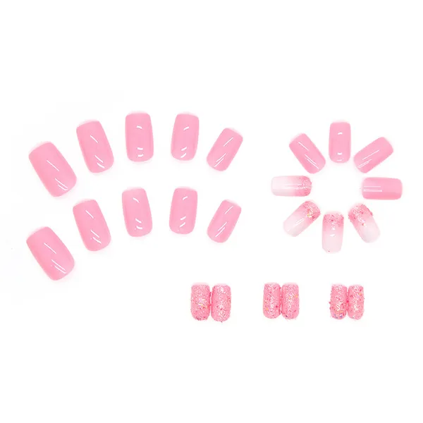 Multicolor__Nails_With_Glue_&_Manicure_Kit_Blush_Opal_(Set_Of_24)
