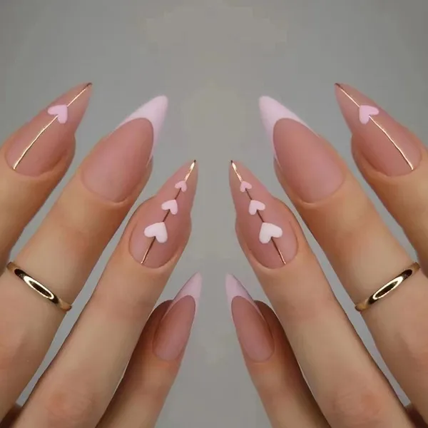 Multicolor__Nails_With_Glue_&_Manicure_Kit_Love_Struck_(Set_Of_24)