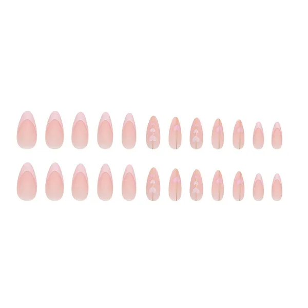Multicolor__Nails_With_Glue_&_Manicure_Kit_Love_Struck_(Set_Of_24)