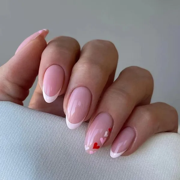 Multicolor__Nails_With_Glue_&_Manicure_Kit_Tender_Touch_(Set_Of_24)